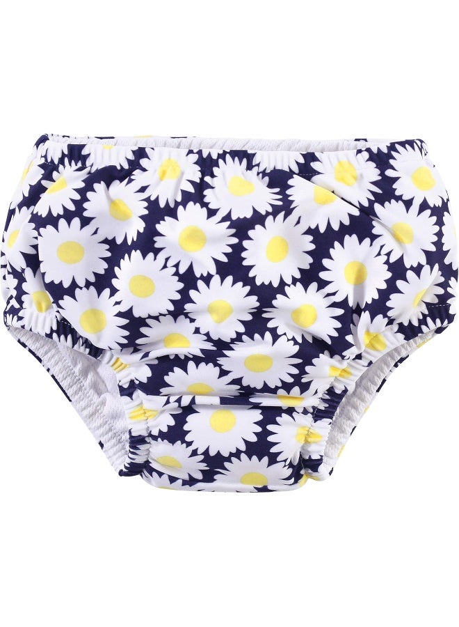 Hudson Baby Unisex Baby Swim Diapers, Daisy, 4 Toddler - Image 3